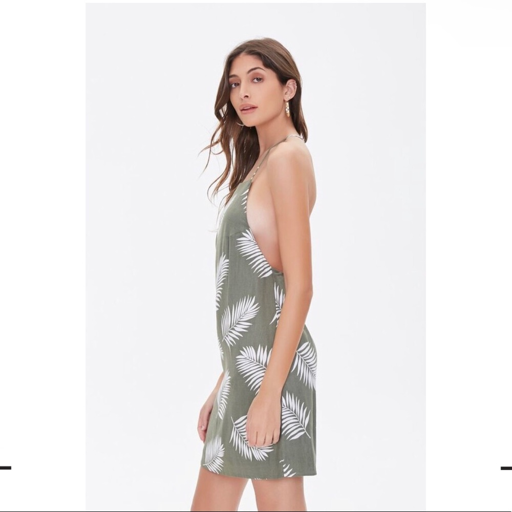 Tropical Print Mini Dress - Picture 3 of 5